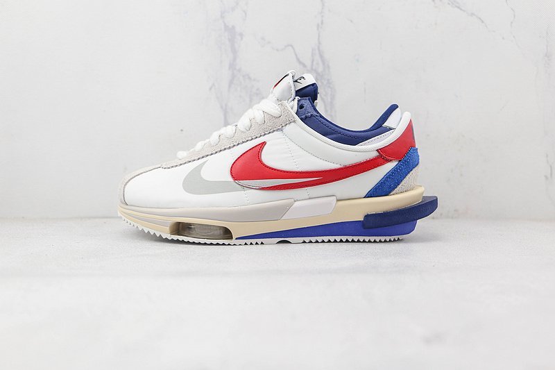 Sacai x Nike Cortez "White/Varsity Royal" фото № 2