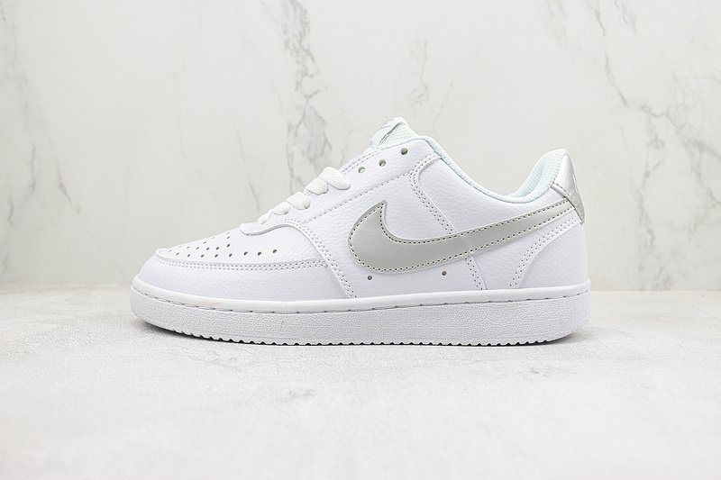 Nike Court Vision Low "White/Light Grey" фото № 2