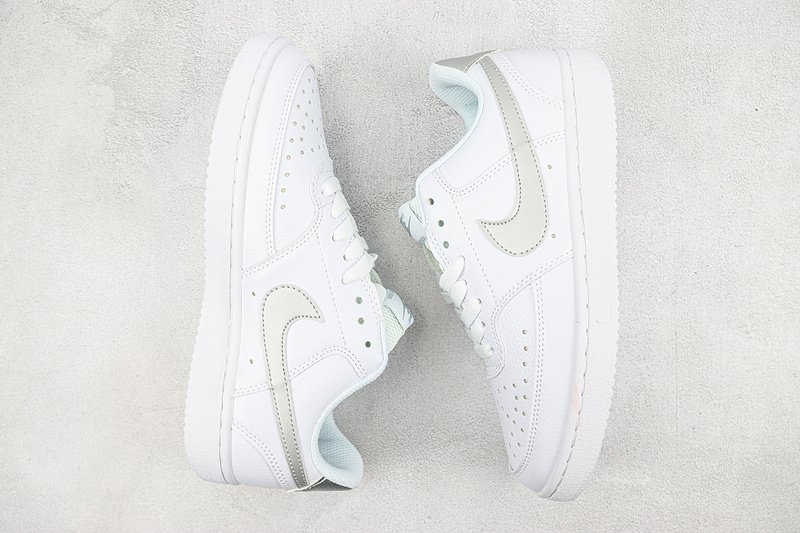 Nike Court Vision Low "White/Light Grey" фото № 6
