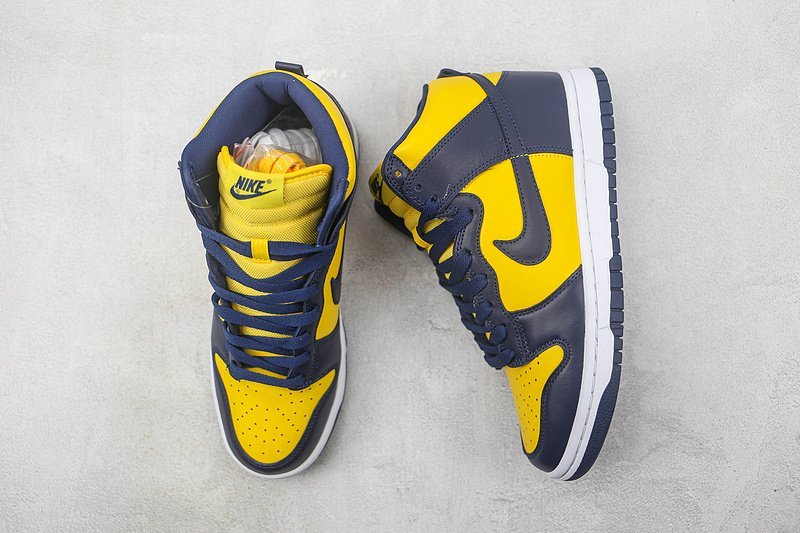 Nike Dunk High "Michigan" фото № 6