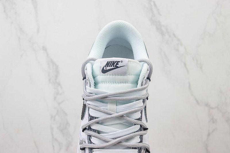 Nike Dunk Low "White Stork/Black Swoosh" фото № 5