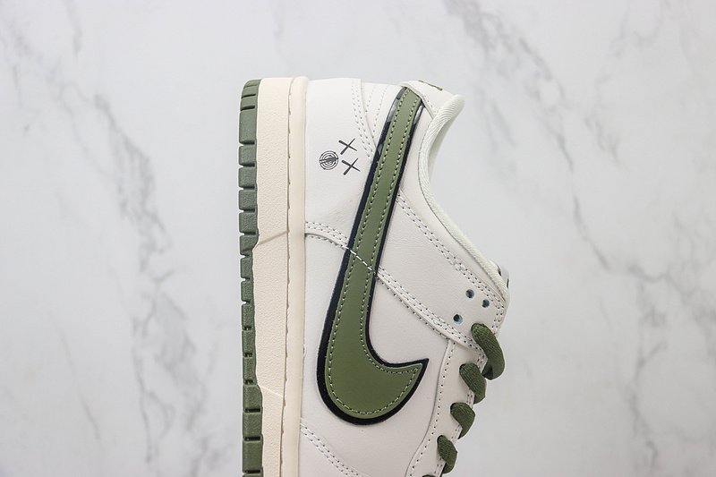 Nike Dunk Low "Sage Green/White" фото № 3