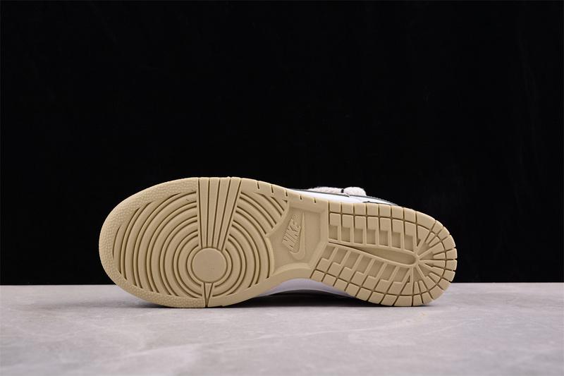 Nike Dunk Low Rope Laces Double Swoosh "Ivory White" фото № 9