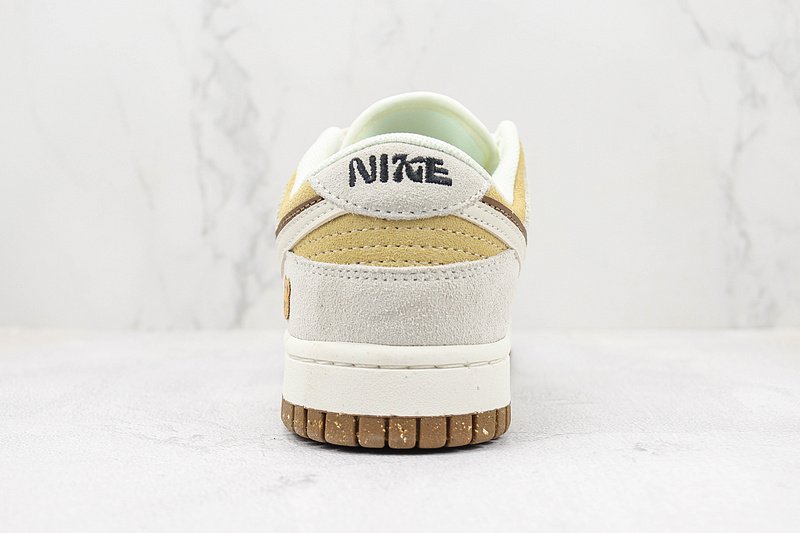 Nike Dunk Low SE 85 Double Swoosh "Grey/Light Yellow" фото № 8