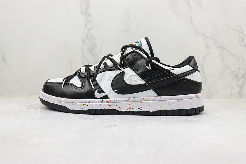 Nike Dunk Low Multi Swoosh «Black/White» фото № 2