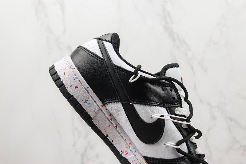 Nike Dunk Low Multi Swoosh «Black/White» фото № 3