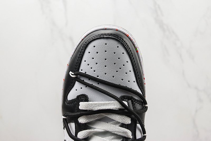 Nike Dunk Low Multi Swoosh «Black/White» фото № 4