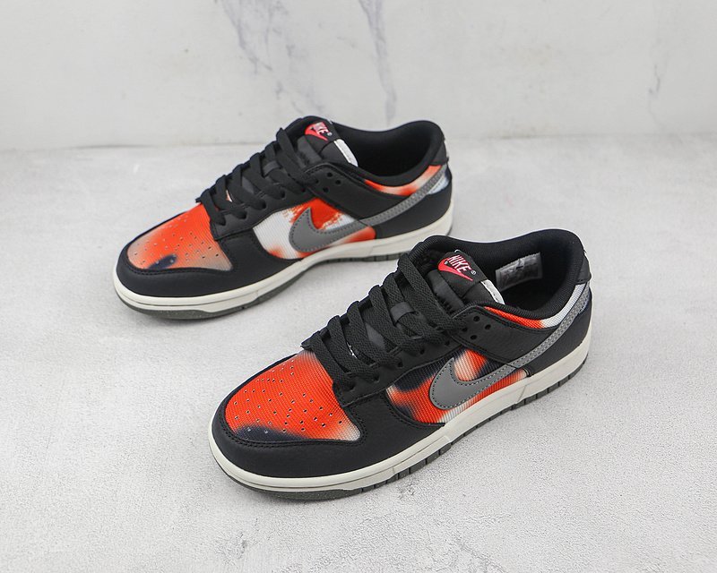 Nike SB Zoom Dunk Low Graffiti "Black/Red/Grey" фото № 5