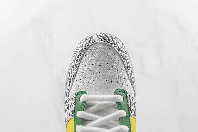 Nike SB Dunk Low Doernbecher "White/Black/Apple Green" фото № 3