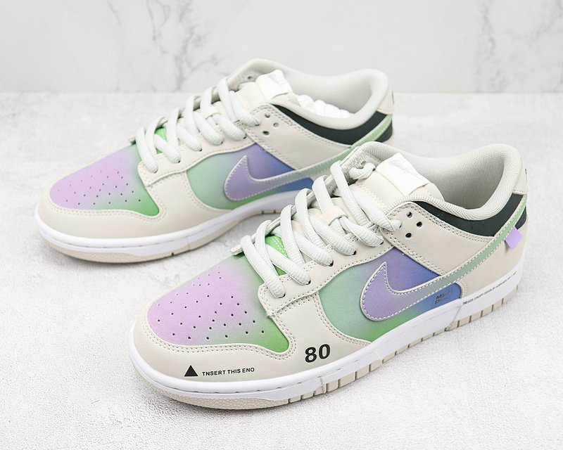 Nike SB Dunk Low CD "White/Black/Multi-color" фото № 5