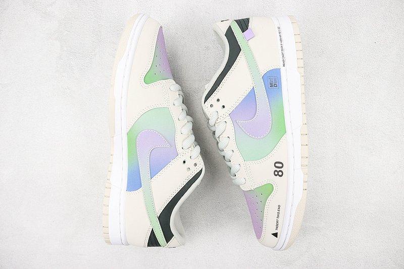 Nike SB Dunk Low CD "White/Black/Multi-color" фото № 7