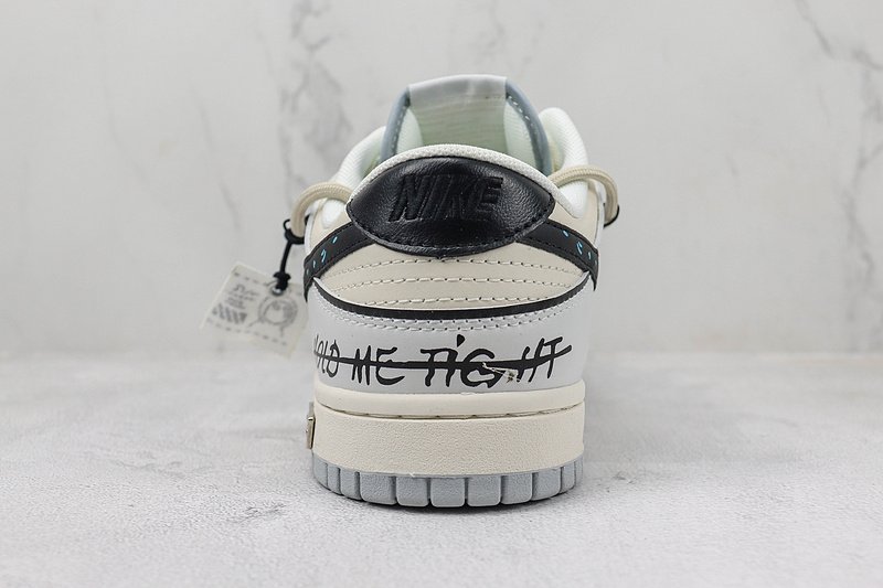 Nike SB Dunk Low "White/Cream/Black" фото № 9