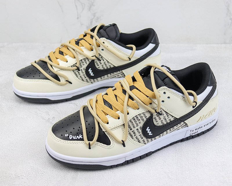 Nike SB Dunk Low "Newspaper" фото № 5