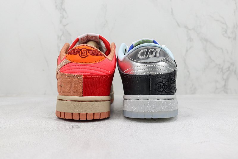 CLOT x Nike Dunk Low "What The" фото № 9