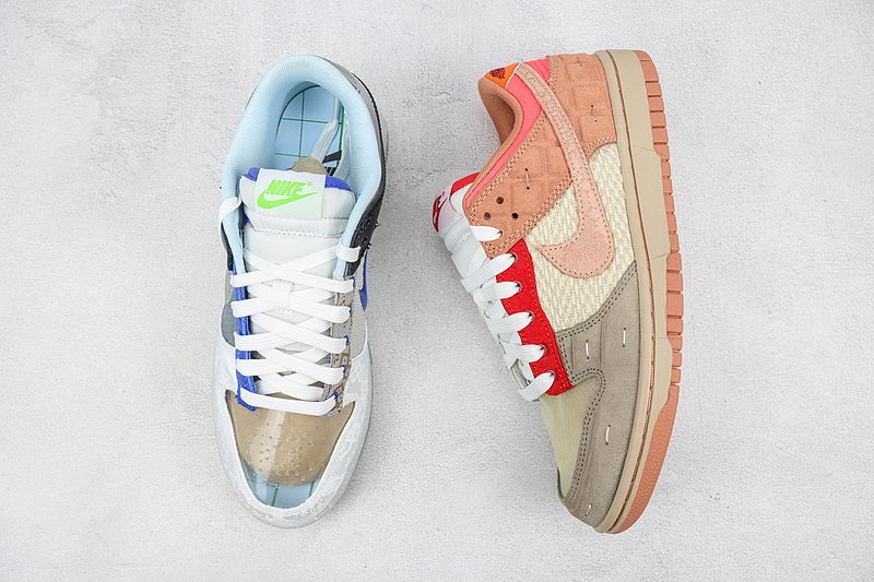 CLOT x Nike Dunk Low "What The" фото № 6