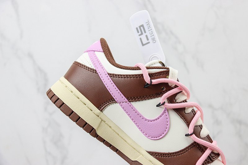 Nike Dunk Low "Cacao/Red Cell/Pink" фото № 3