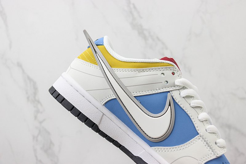 Saint Seiya x Nike Dunk Low "White/Blue/Yellow" фото № 3