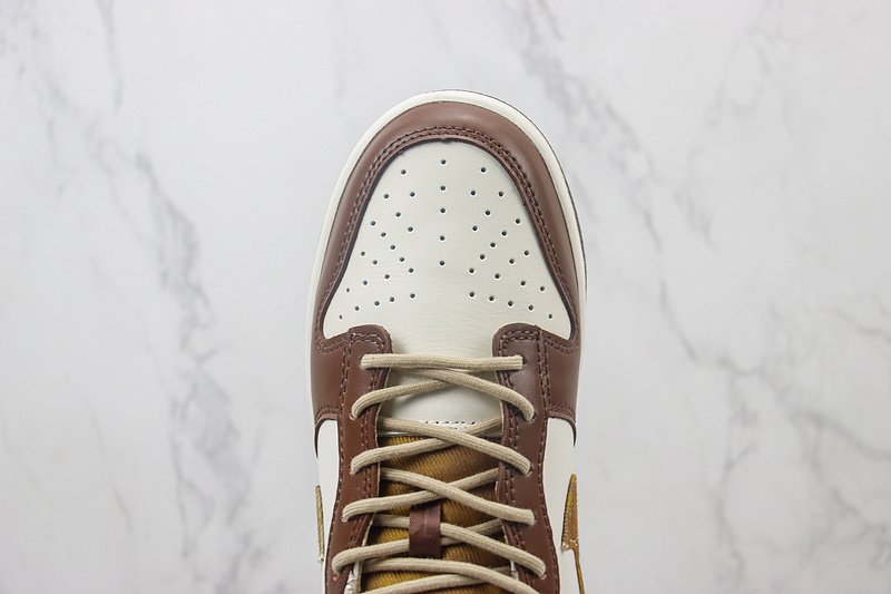 Nike Dunk Low "Brown Plaid/Cream" фото № 4