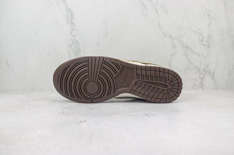 Nike Dunk Low "Brown Plaid/Cream" фото № 8