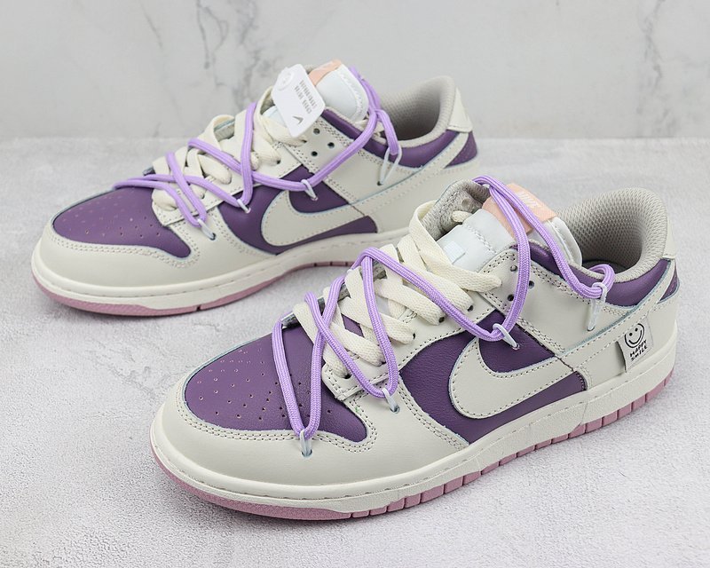 Nike SB Dunk Low "Cream/Purple" фото № 5