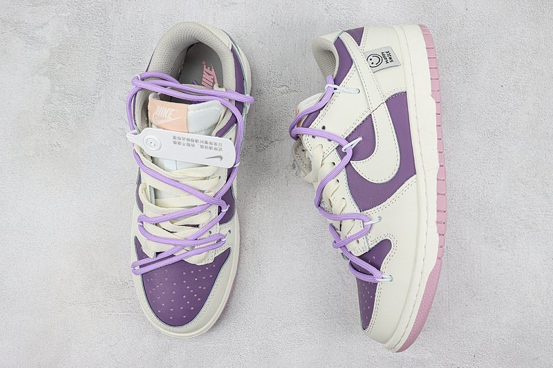 Nike SB Dunk Low "Cream/Purple" фото № 7