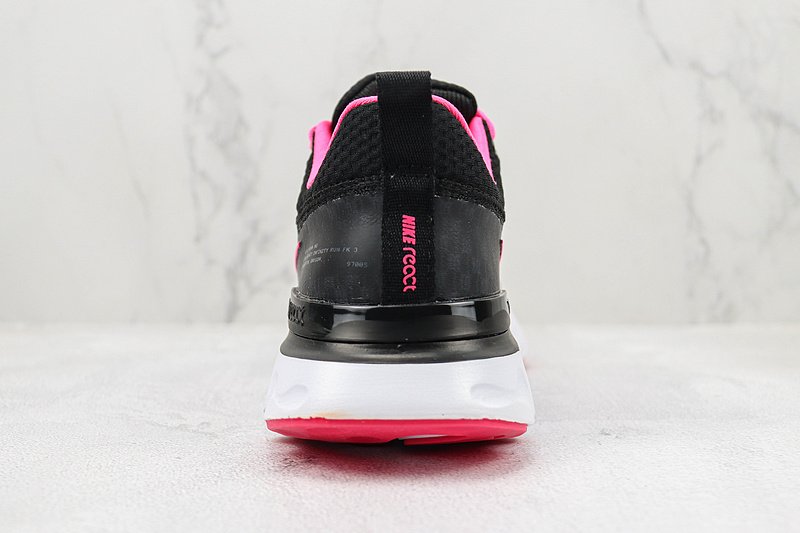 Nike React Infinity Run Flyknit 3 Premium "Black/Pink" фото № 9