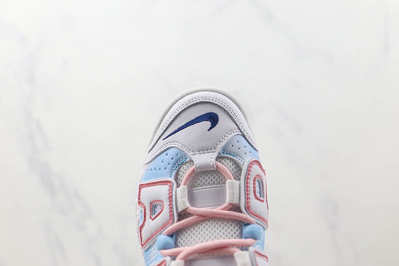 Nike Air More Uptempo 96 QS "White/Blue/Pink" фото № 3