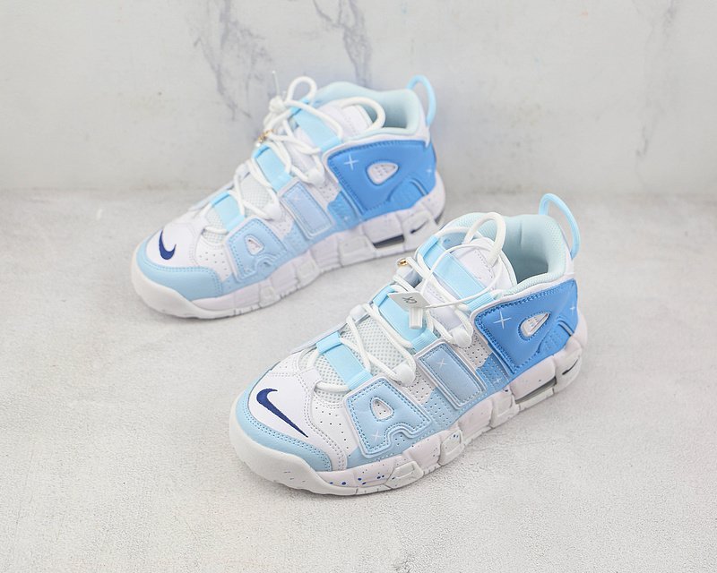 Nike Air More Uptempo 96 QS "White Midnight/Navy/Lake Blue" фото № 7