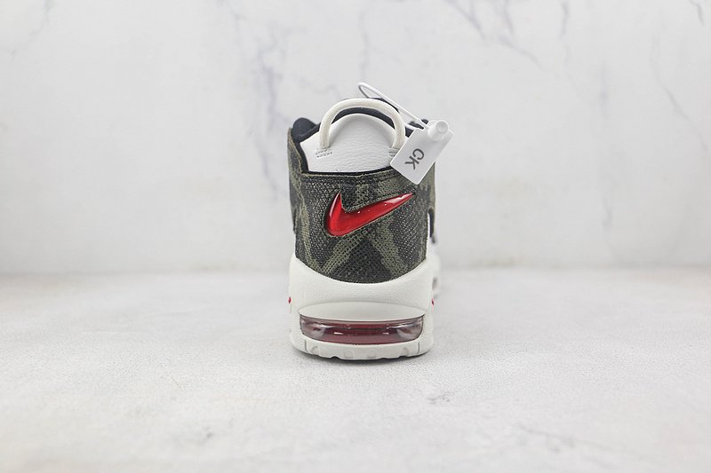 Nike Air More Uptempo 96 QS "White/Black/Leopard Print" фото № 9