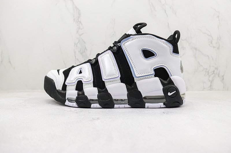 Nike Air More Uptempo "Olympic White/Metallic Gold/Midnight Navy" фото № 2