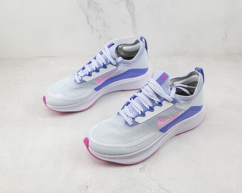 Nike Zoom Fly 4 "White/Pink/Blue" фото № 5