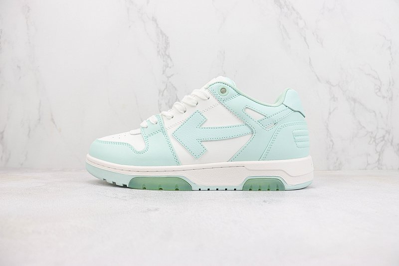 Off White Out Of Office "White/Light Green" фото № 2