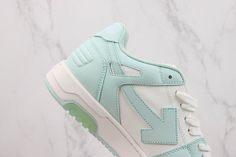 Off White Out Of Office "White/Light Green" фото № 4