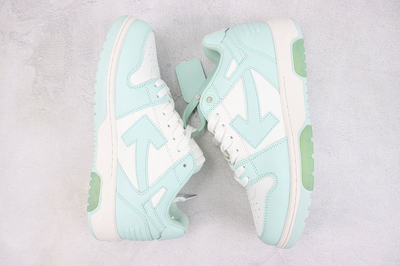 Off White Out Of Office "White/Light Green" фото № 6