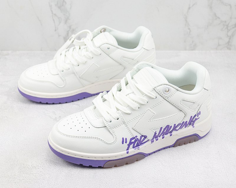 Off White Out Of Office "White/Purple For Walking" фото № 5