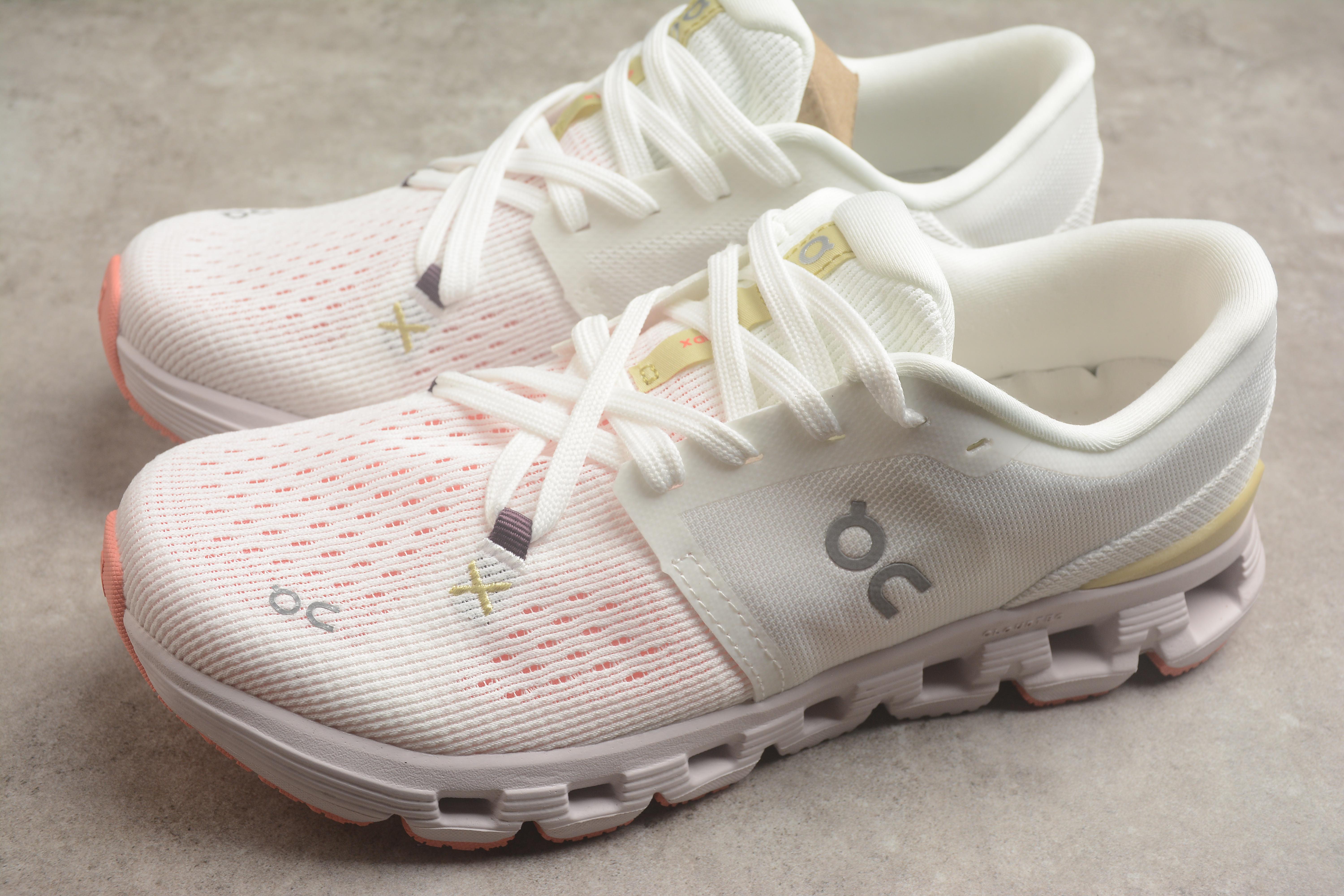 On Cloud X 4 "White/Red/Orange/Kelly Green" фото № 6