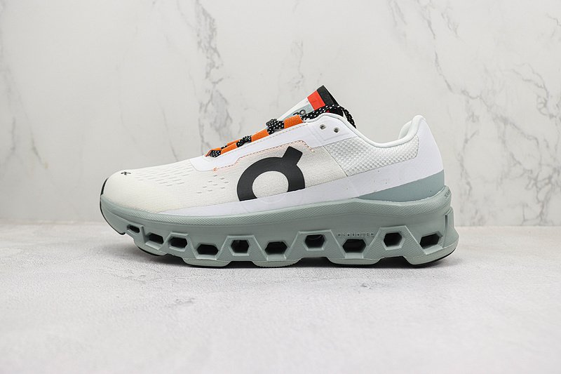 On Cloud Monster "White/Black/Green" фото № 2