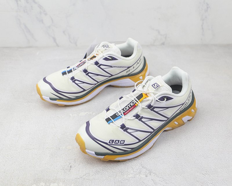 Salomon XT-6 Expanse "White/Blue/Yellow" фото № 5