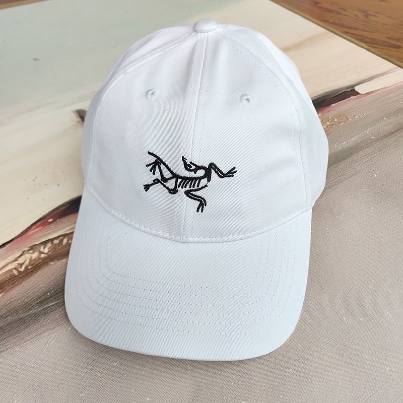 Кепка Arcteryx Skeleton Logo "White/Black" фото № 3