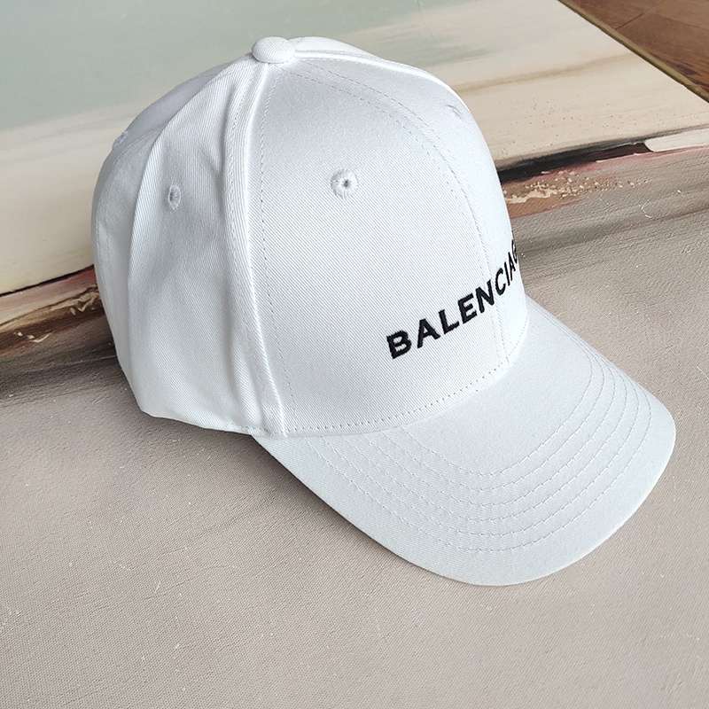 Кепка Balenciaga Cotton With Logo "White" фото № 5