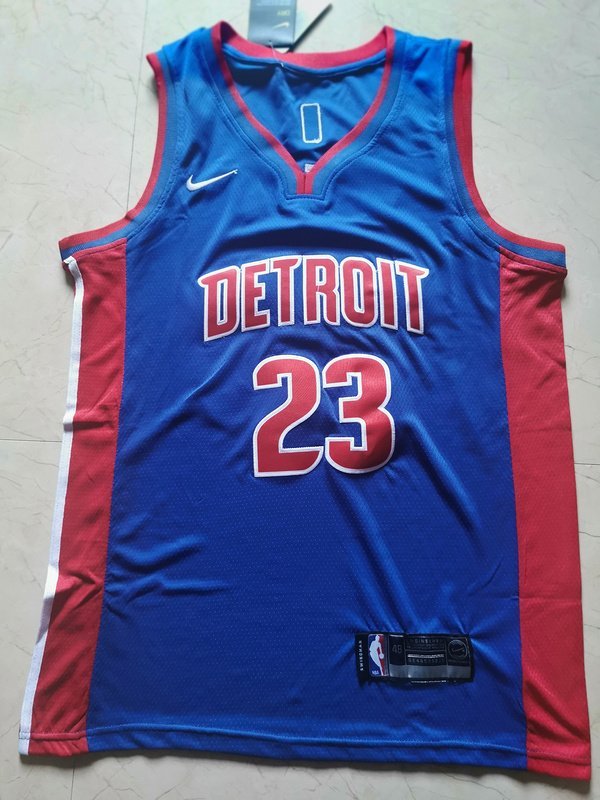 Баскетбольная Джерси Nike Detroit Pistons 19-20 №23 Blake Griffin "Blue" фото № 8
