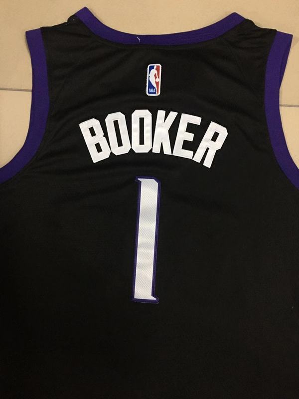 Баскетбольная Джерси Nike Phoenix Suns 20-21 №1 Devin Booker "Black" фото № 2