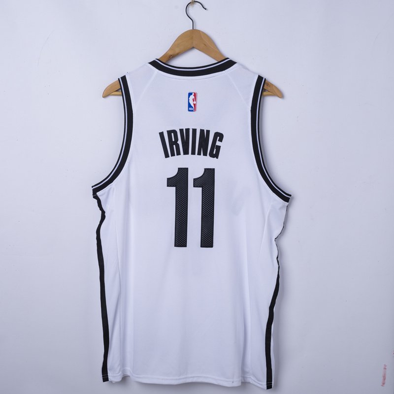 Баскетбольная Джерси Nike Brooklyn Nets №11 Kyrie Irving "White" фото № 5