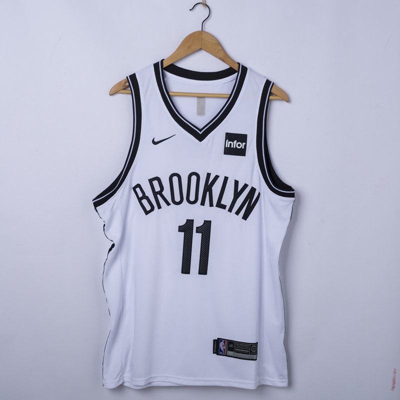 Баскетбольная Джерси Nike Brooklyn Nets №11 Kyrie Irving "White" фото № 6