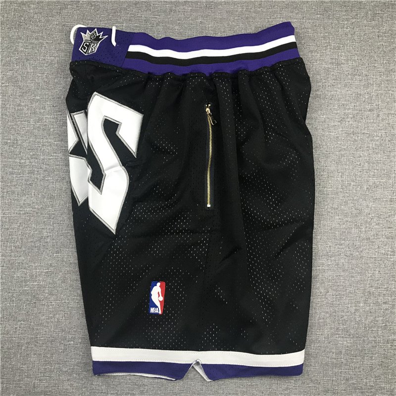 Баскетбольные Шорты Just Don Sacramento Kings "Black" фото № 4