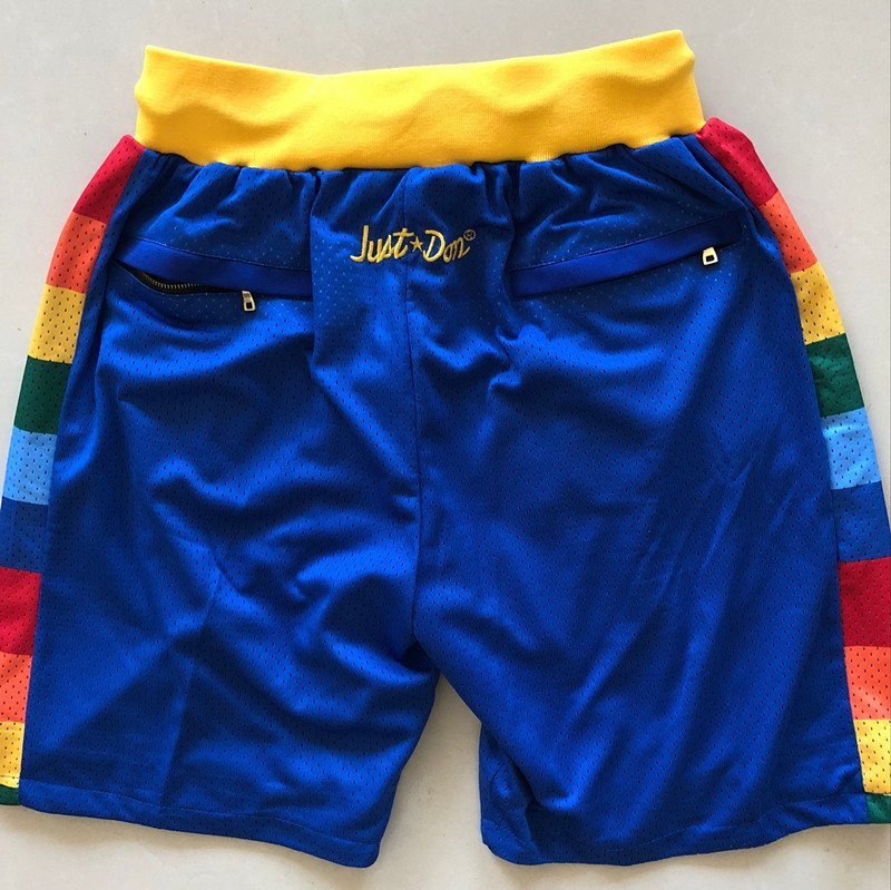 Баскетбольные Шорты Just Don X NBA Denver Nuggets "Blue" фото № 2