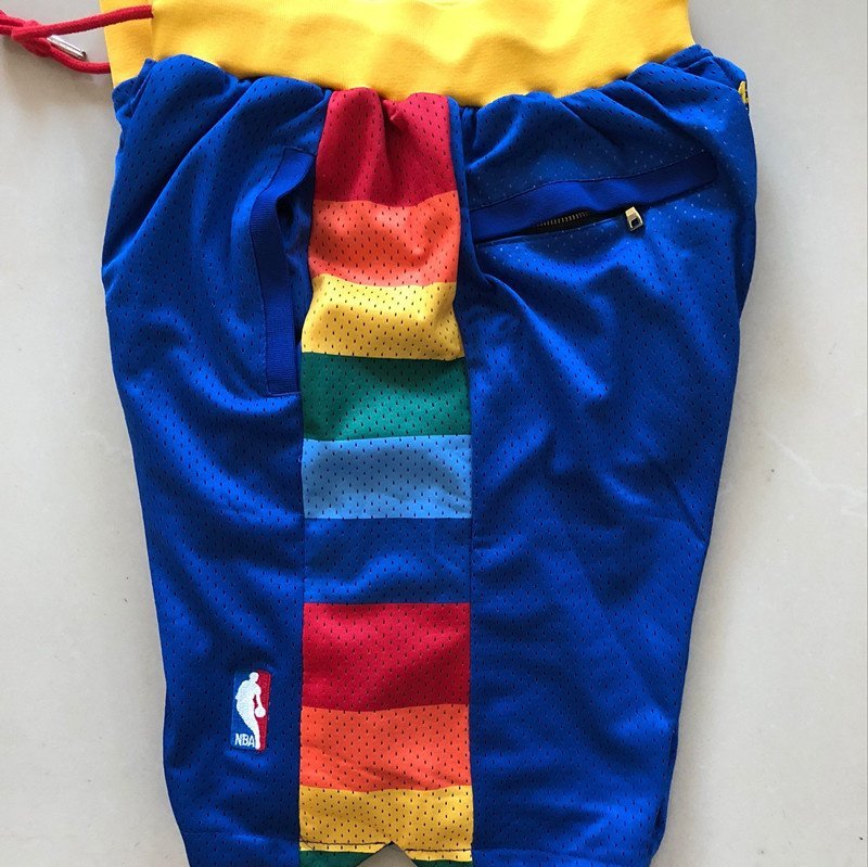 Баскетбольные Шорты Just Don X NBA Denver Nuggets "Blue" фото № 5