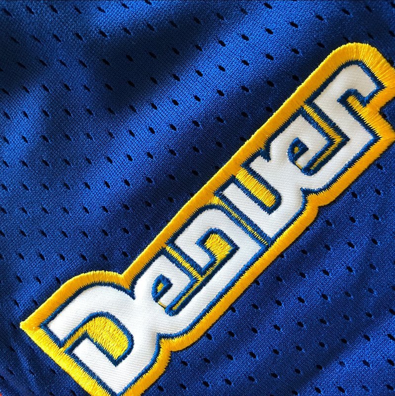 Баскетбольные Шорты Just Don X NBA Denver Nuggets "Blue" фото № 6
