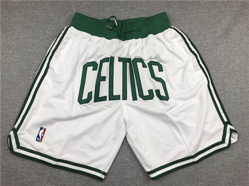 Баскетбольные Шорты NBA Boston Celtics "White" фото № 2