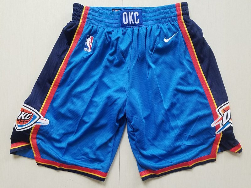 Баскетбольные Шорты Nike X NBA Oklahoma City Thunder 17-18 "Blue" фото № 2